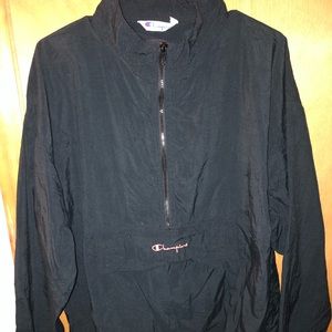 Men’s Vintage Champion Quarter Zip Windbreaker